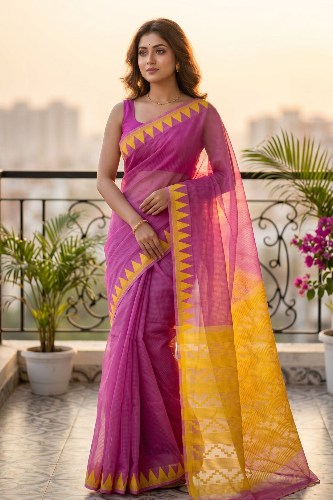Rangamaya Dhakai Jamdani  Saree