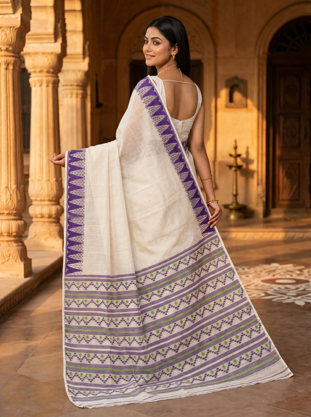 Rangamaya Dhakai Jamdani  Saree