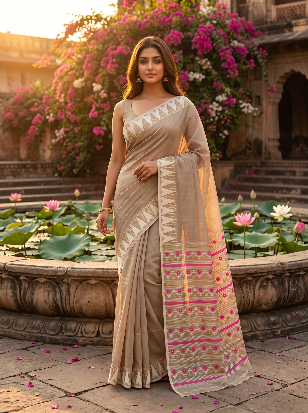 Rangamaya Dhakai Jamdani  Saree