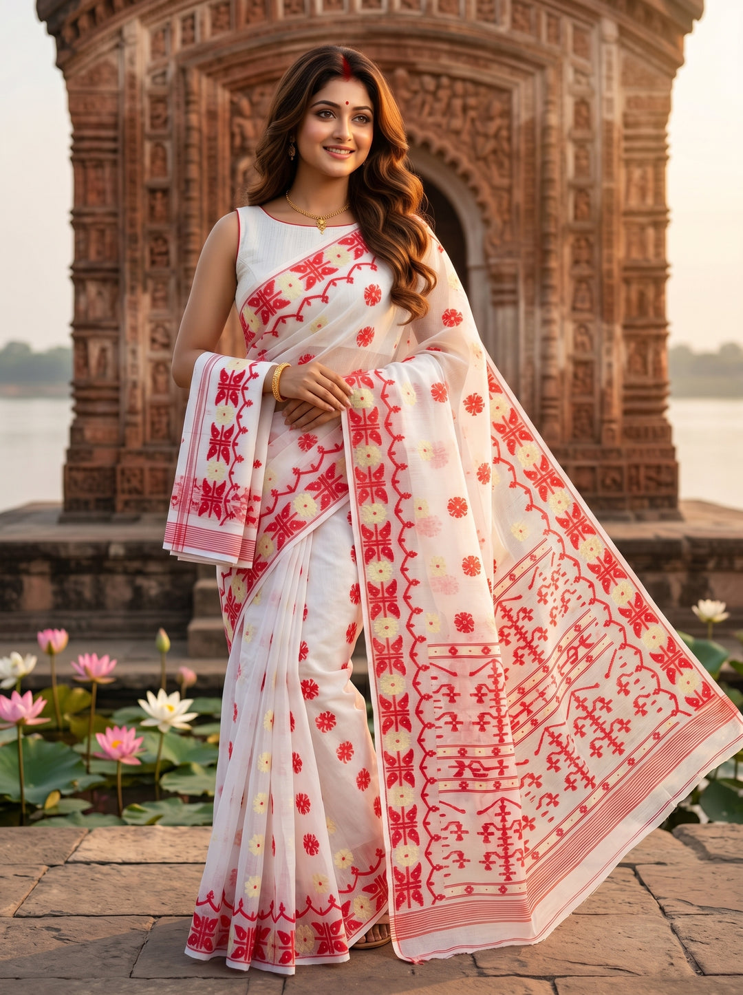 Kanaklata  Jamdani  Saree