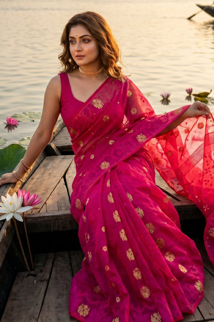Kanaklata  Jamdani  Saree