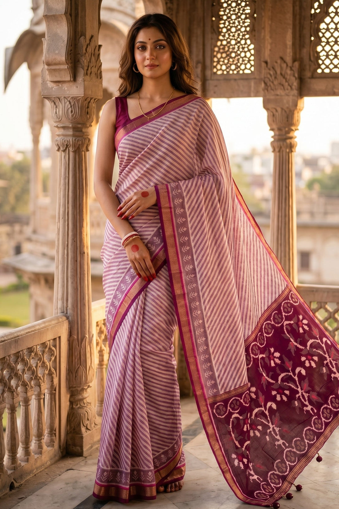 Flower of Soul Fancy Silk Saree