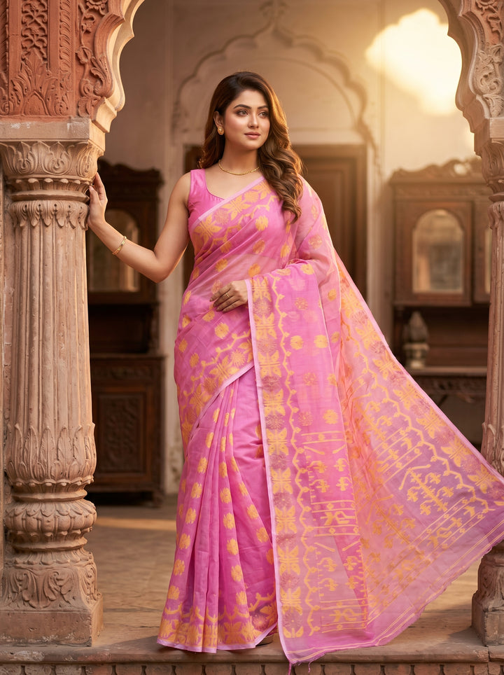 Kanaklata  Jamdani  Saree