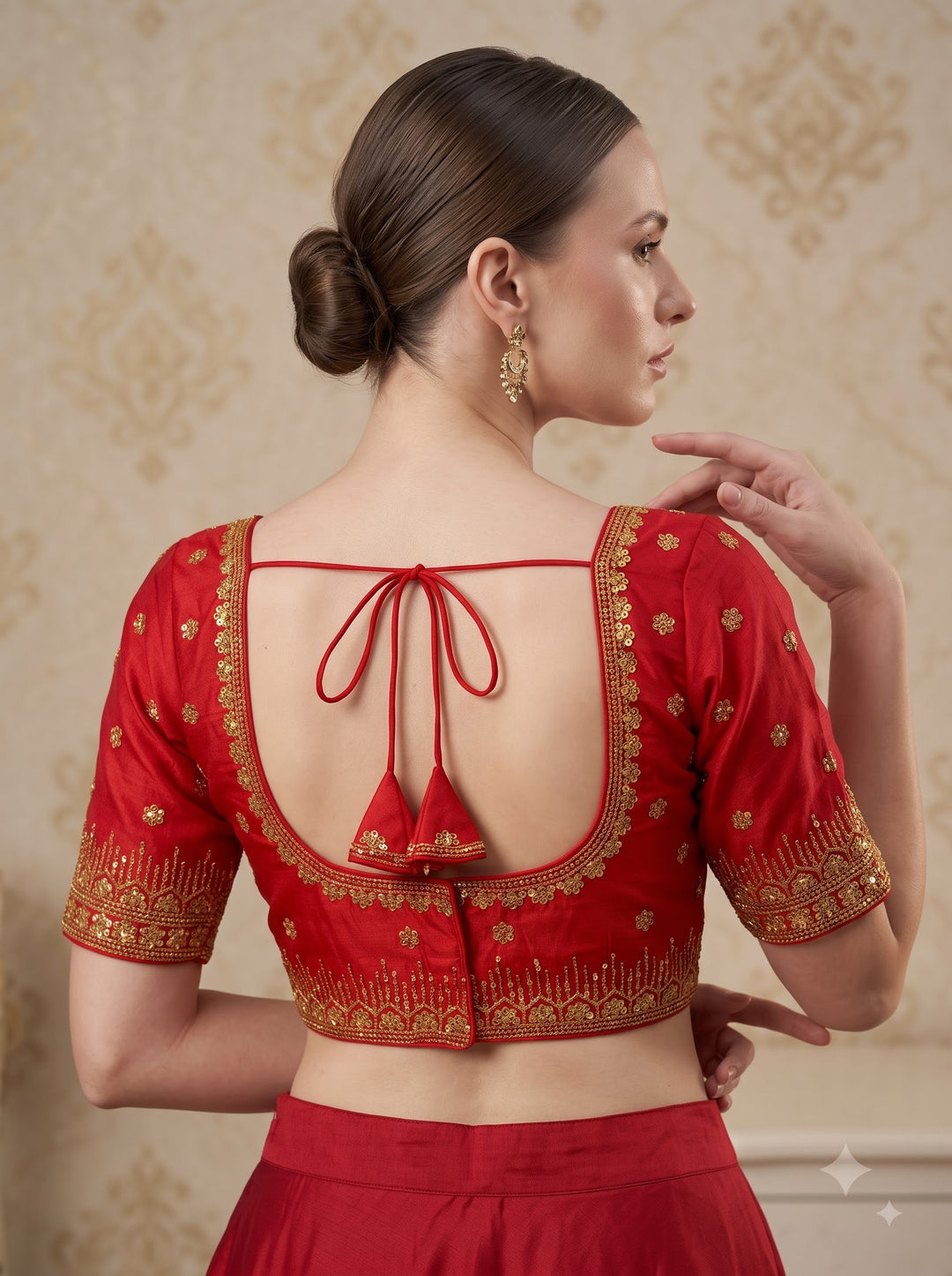 Vintage Whispers Fancy Silk Blouse