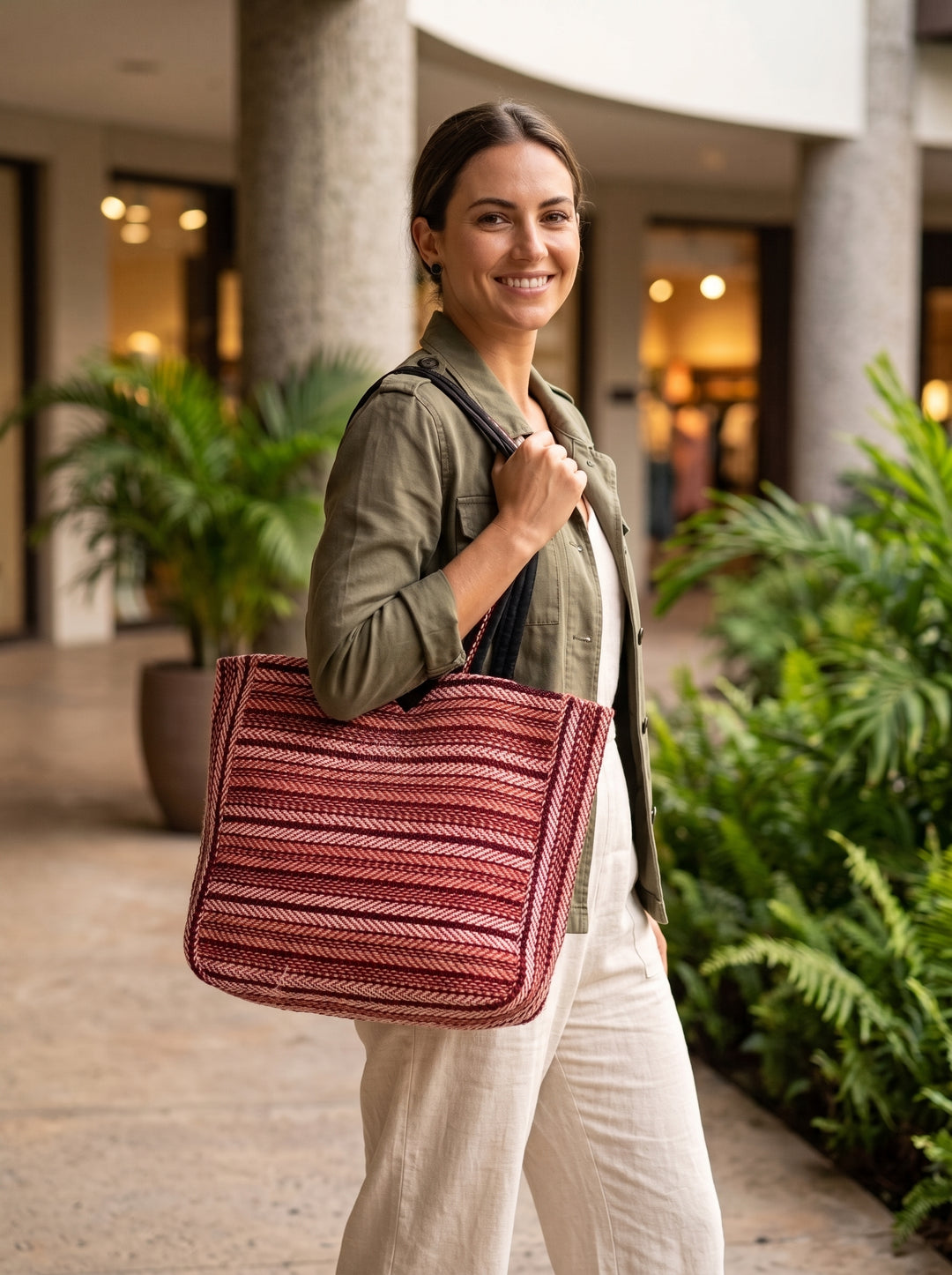 Rustic Meadow – Handcrafted Tote Bag