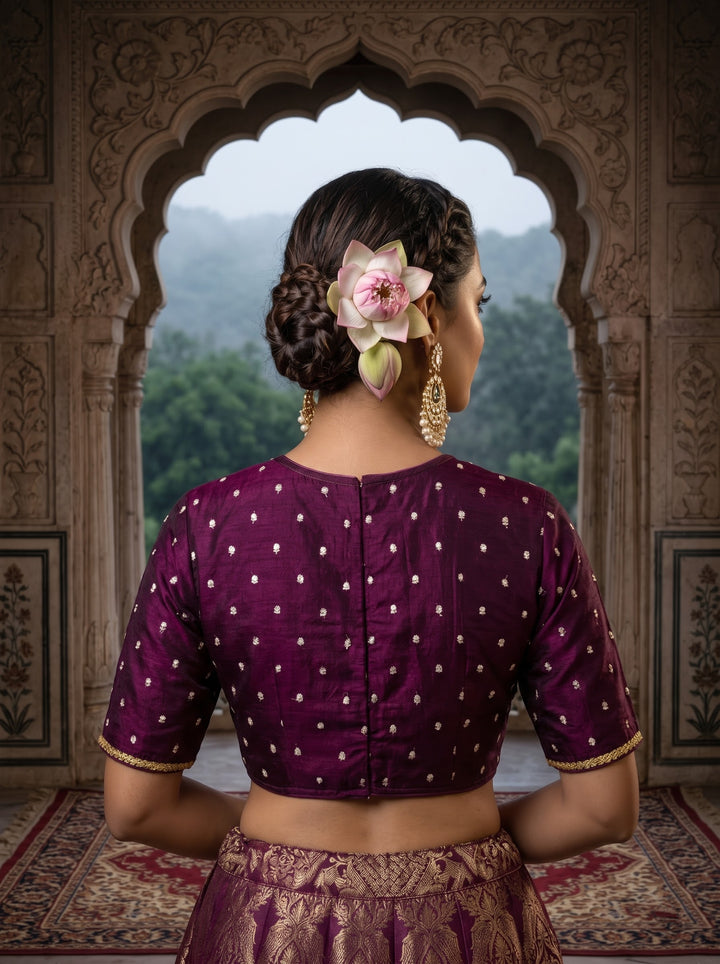 Celeste Noir - Fendy Silk Blouse