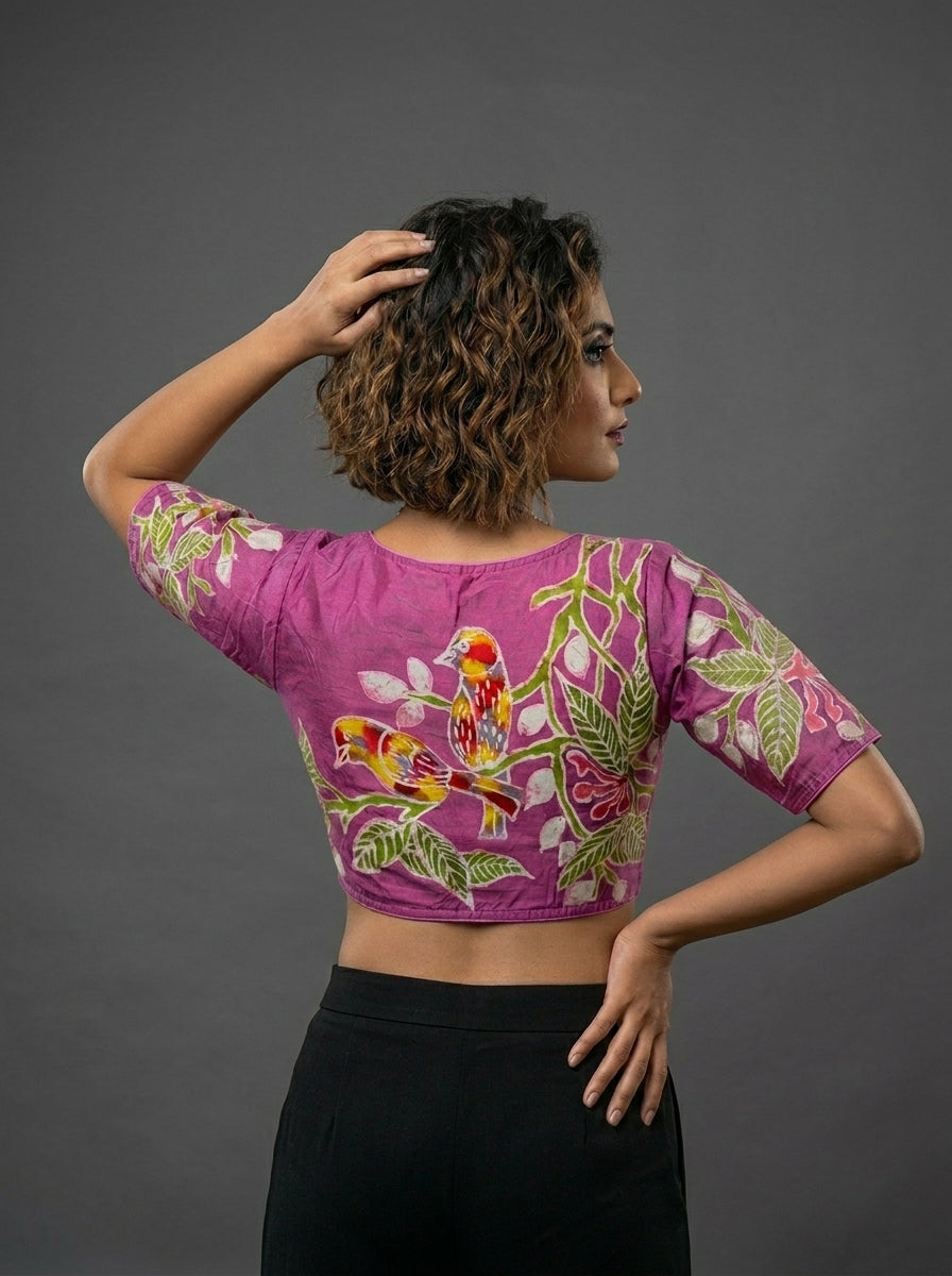 Bird Batik -Designer Blouse