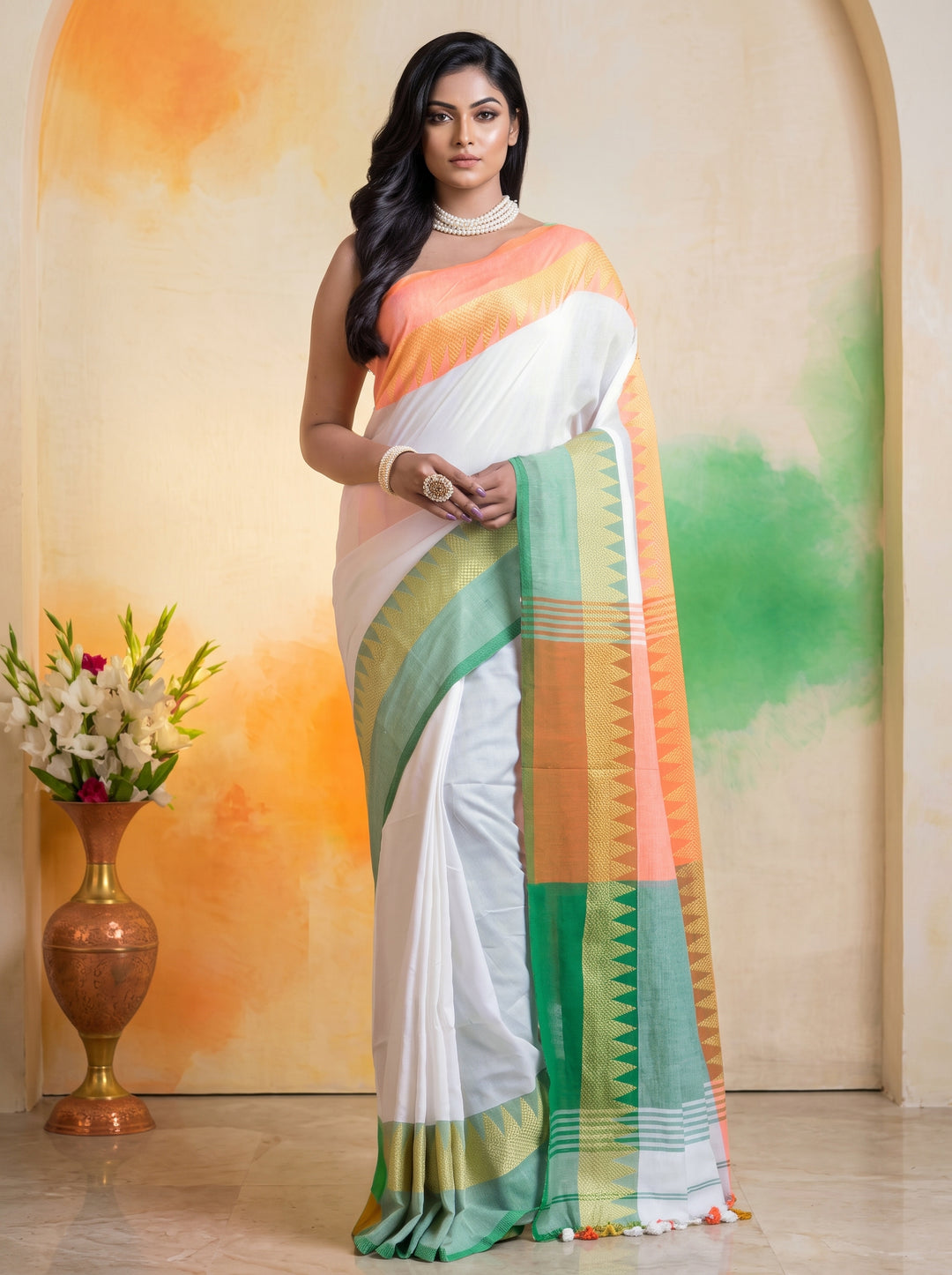 Independence Day Saree ( I Love My India)