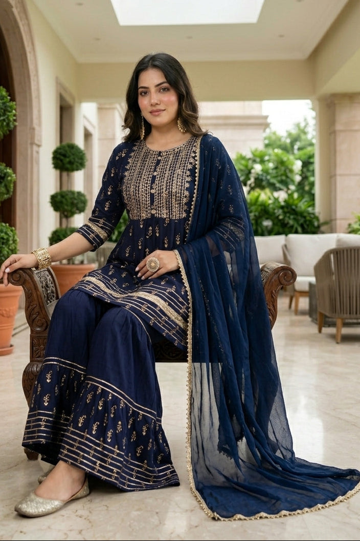 Noorani Andaaz-Sharara Set