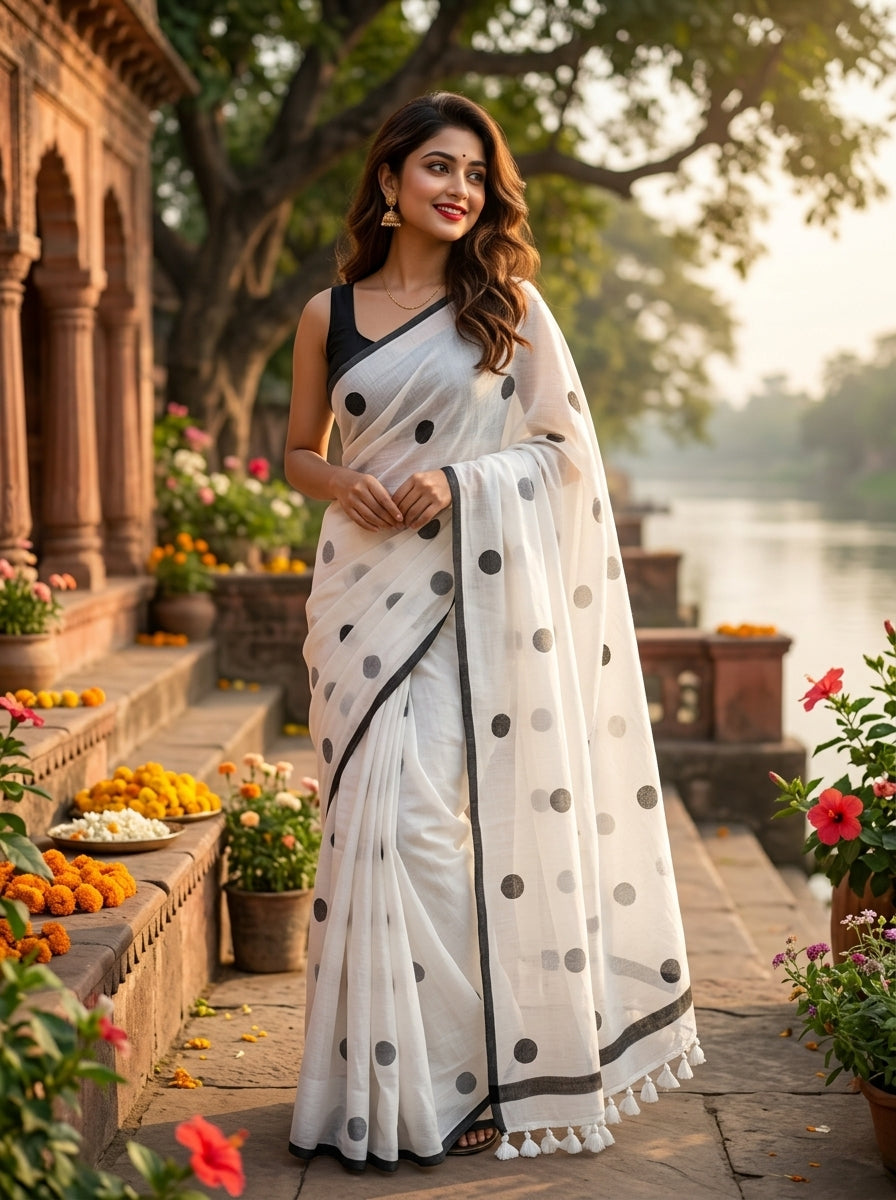 Kheyali Mul Cotton Saree