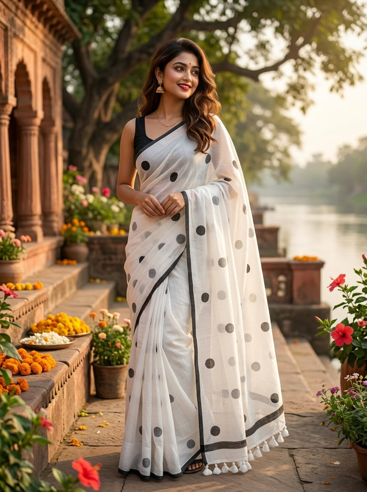 Kheyali Mul Cotton Saree