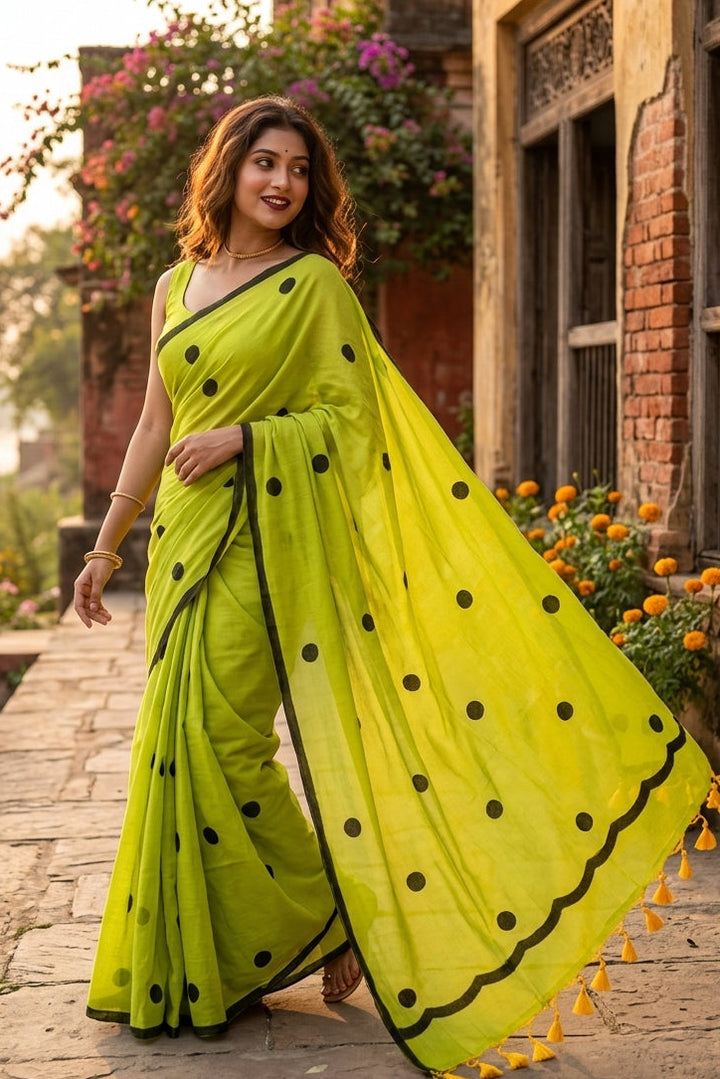 Kheyali Mul Cotton Saree