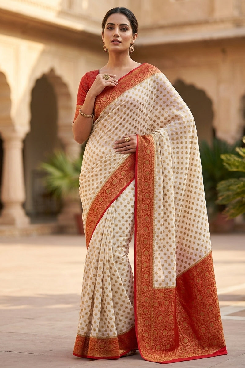 Swarnima Banarasi Semi Georgette Saree