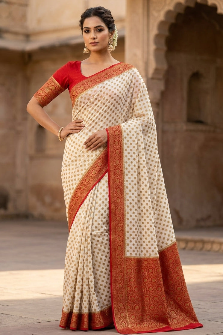 Swarnima Banarasi Semi Georgette Saree