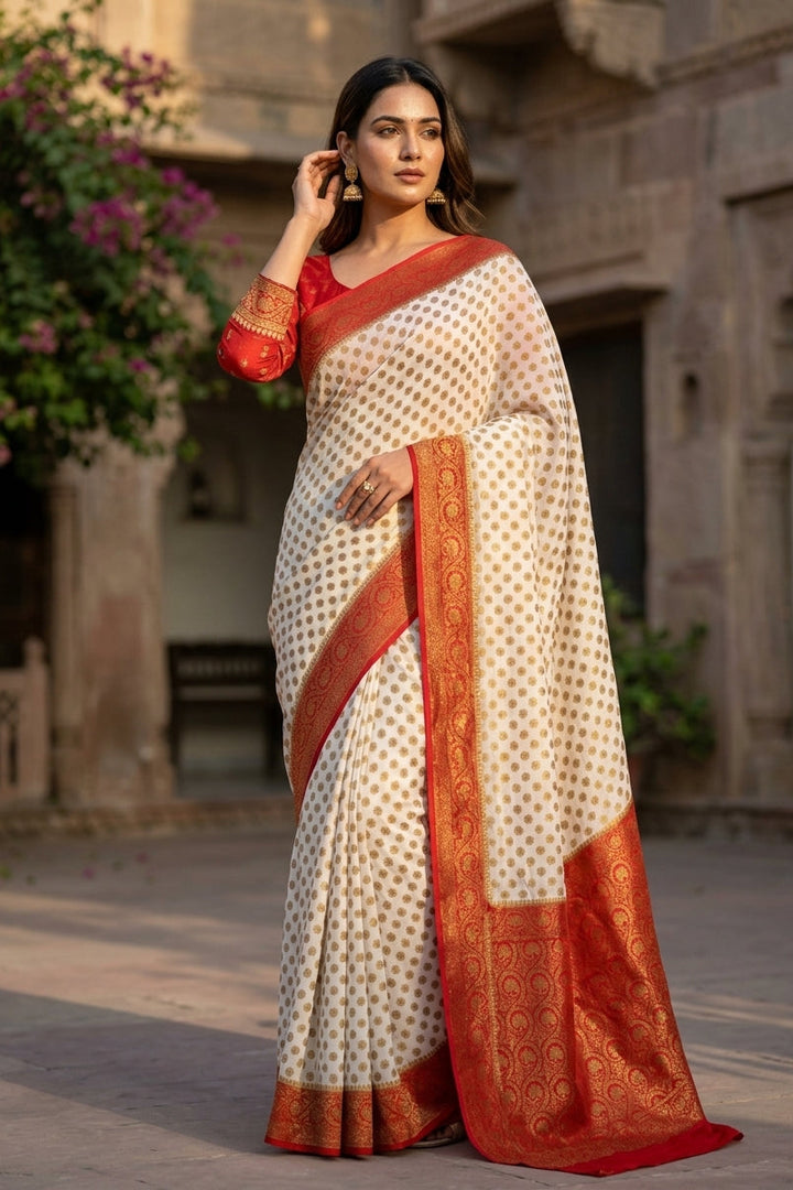 Swarnima Banarasi Semi Georgette Saree