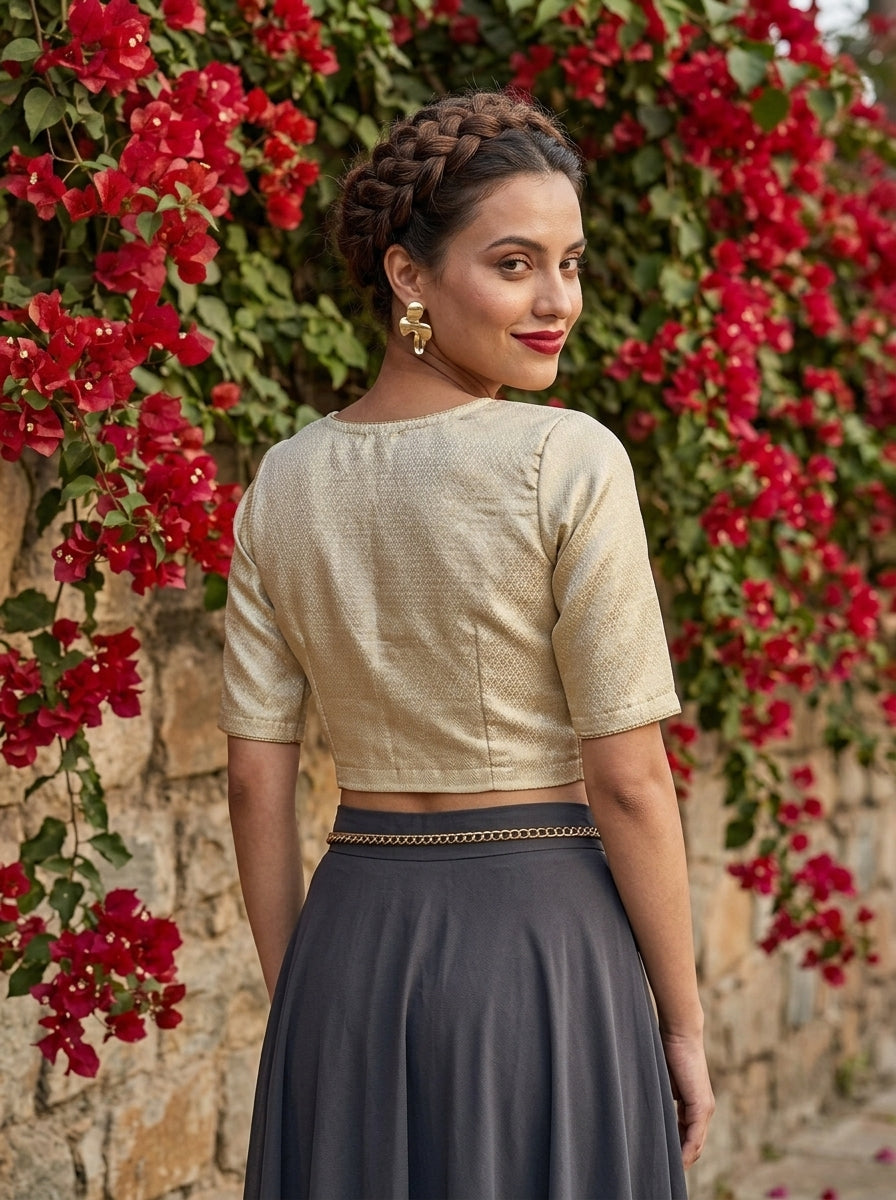Echo Essence Brocade Blouse