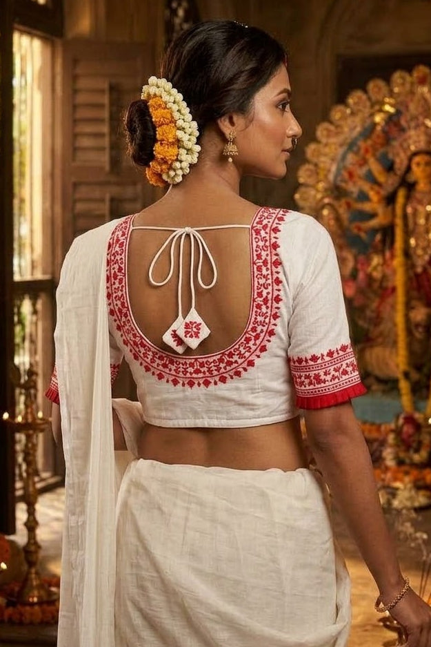 Adya Shakti Vichitra Silk Designer Blouse