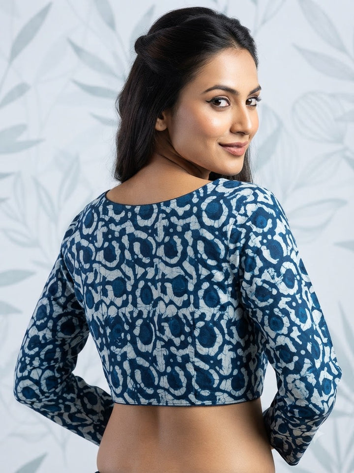 Wrapped In Dreams Ajrakh Cotton Blouse
