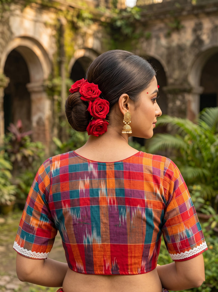 The Art of Detail- Lace Blouse With Baby Collar