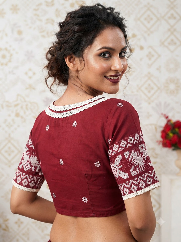 Kusum Veena Jamdani Designer Blouse