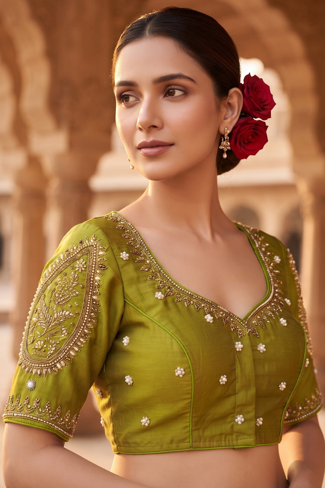 Bridal Collection Designer Cotton Blouse