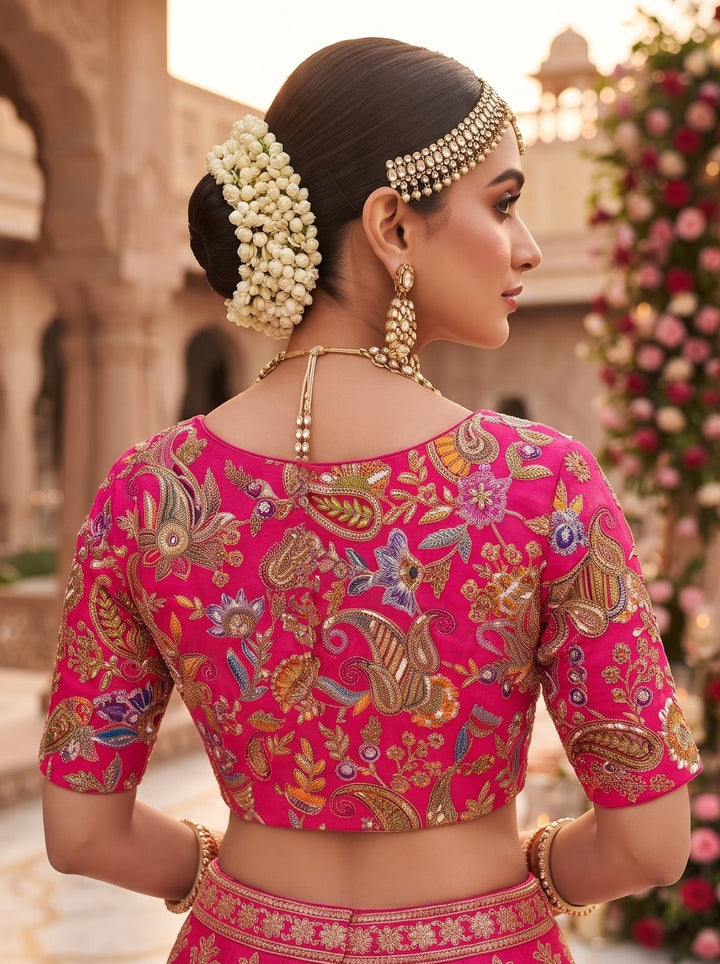 Own The Crown – Designer Zari & Sequins Crepe Blouse