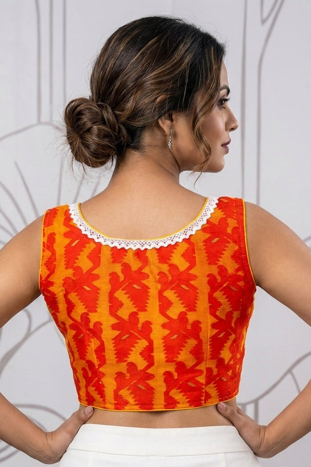 Be the Moment Jamdani Designer Blouse