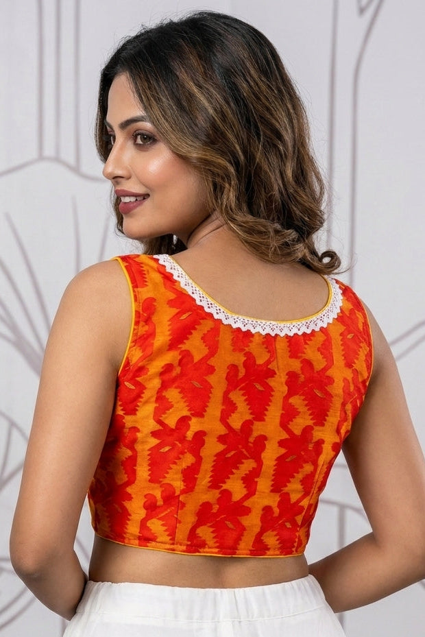 Be the Moment Jamdani Designer Blouse