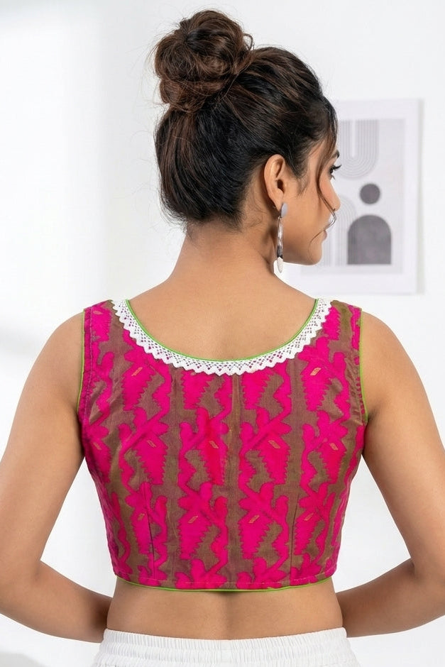 Be the Moment Jamdani Designer Blouse