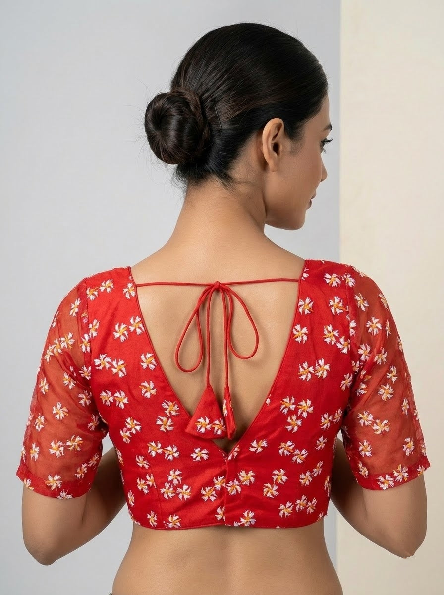 Shiuli Radiance – Designer Organza Blouse