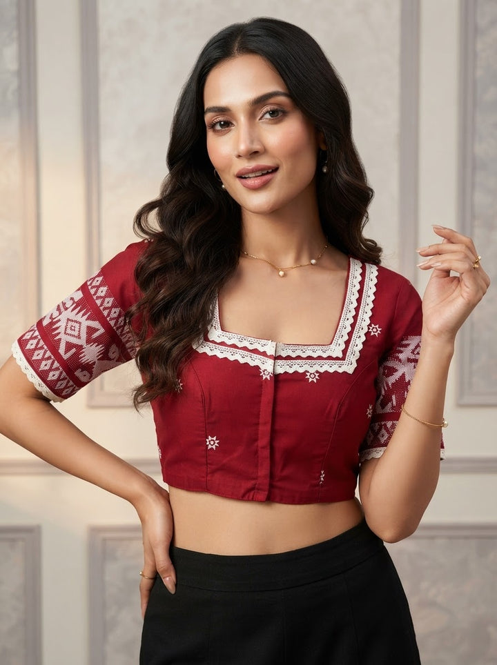 Kusum Veena Jamdani Designer Blouse