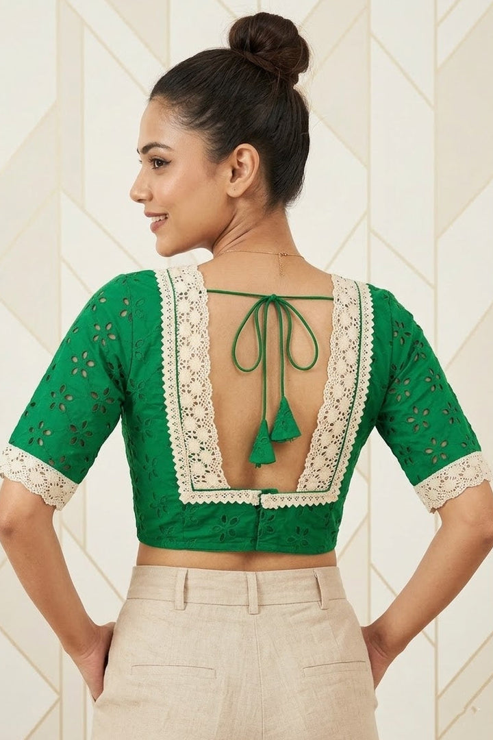 Hakoba Heritage Lace Designer Blouse
