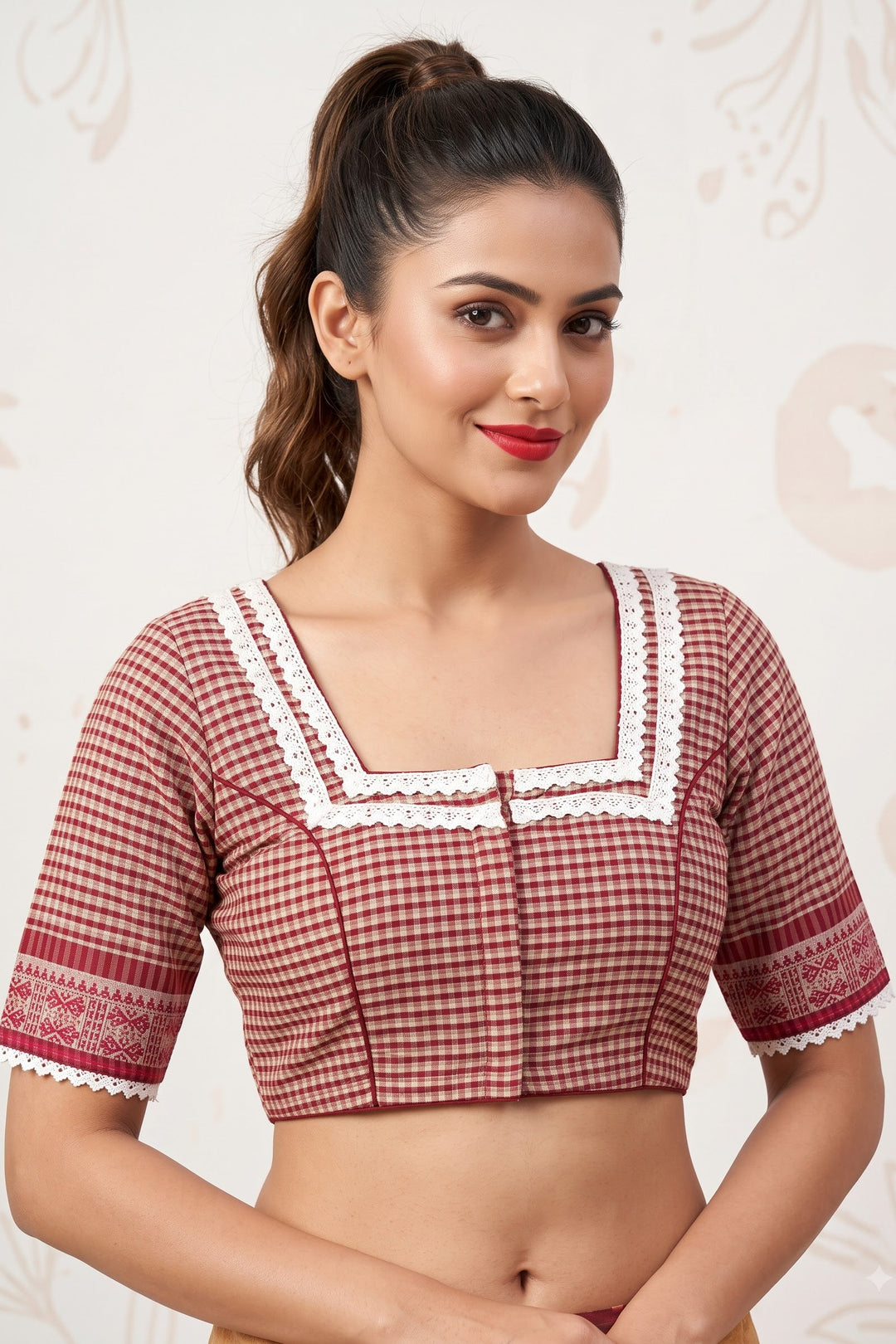 Retro Romance (Designer Cotton Blouse)