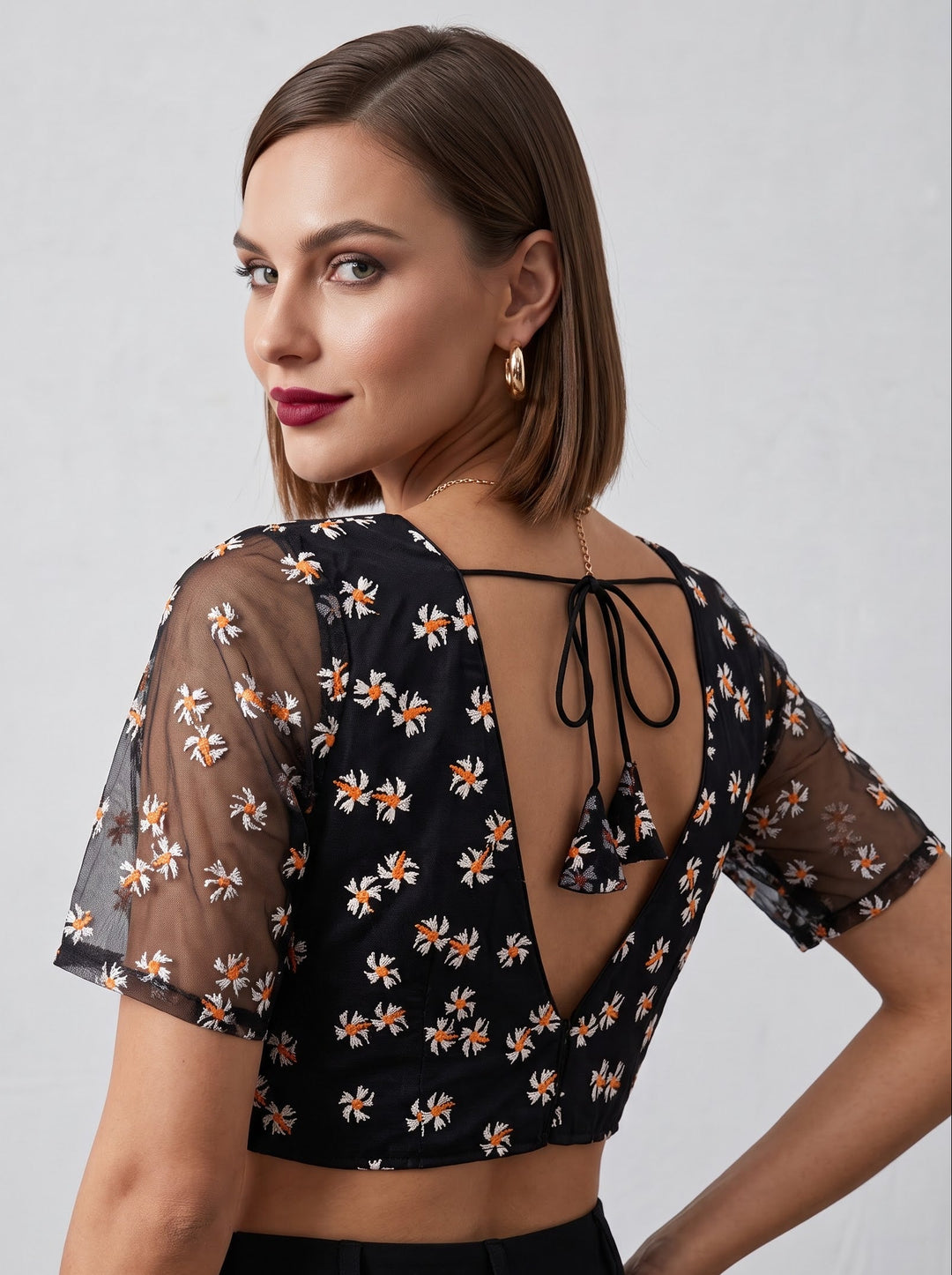 Shiuli Radiance – Designer Organza Blouse