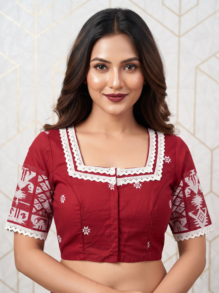 Kusum Veena Jamdani Designer Blouse