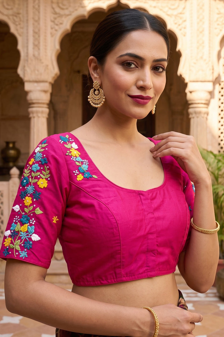Forever Enchanted – Handstitched Designer Blouse