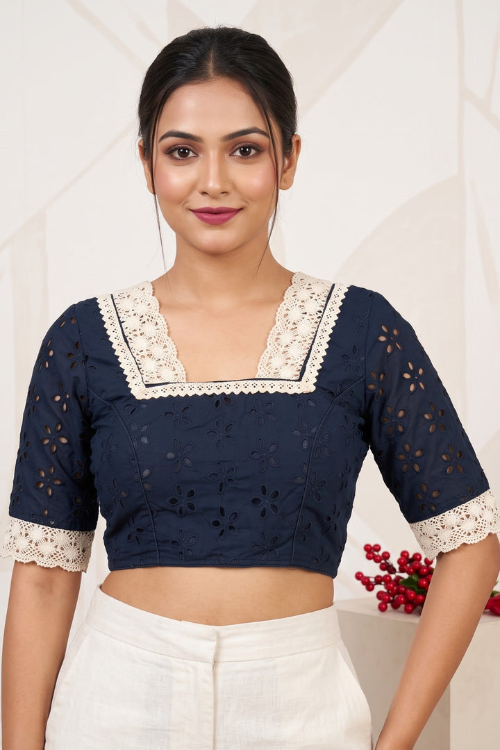 Hakoba Heritage Lace Designer Blouse