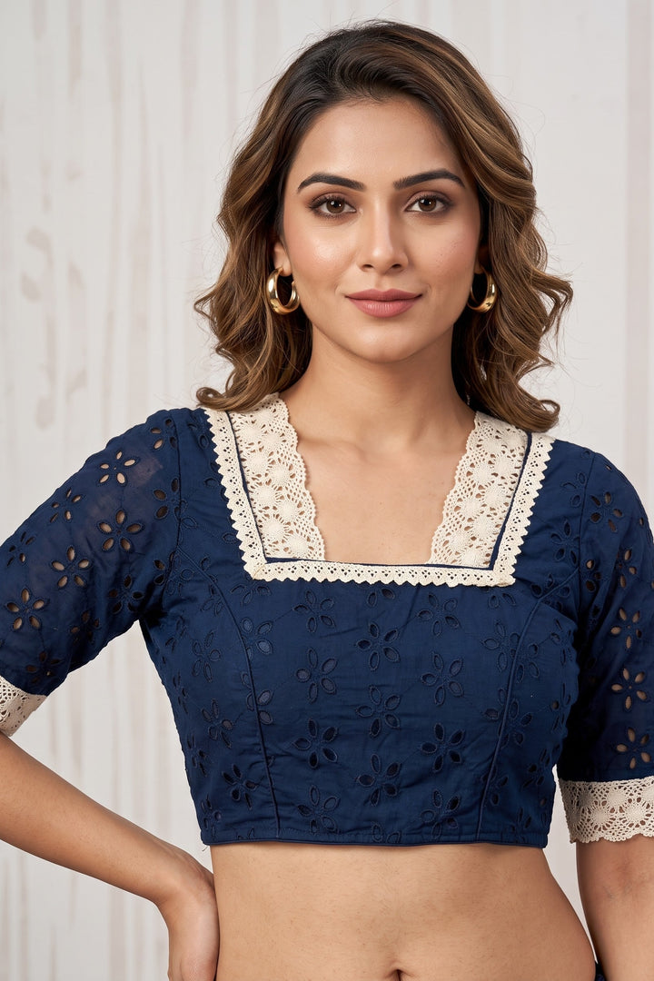 Hakoba Heritage Lace Designer Blouse