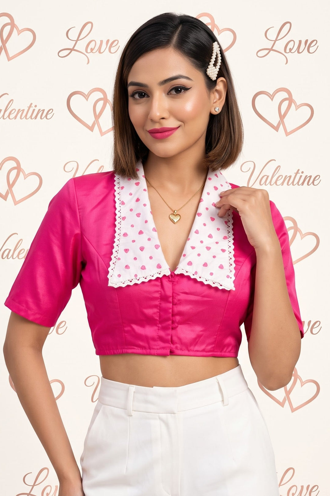 Stolen by Lovers – Embroidered Cotton Silk Designer Blouse