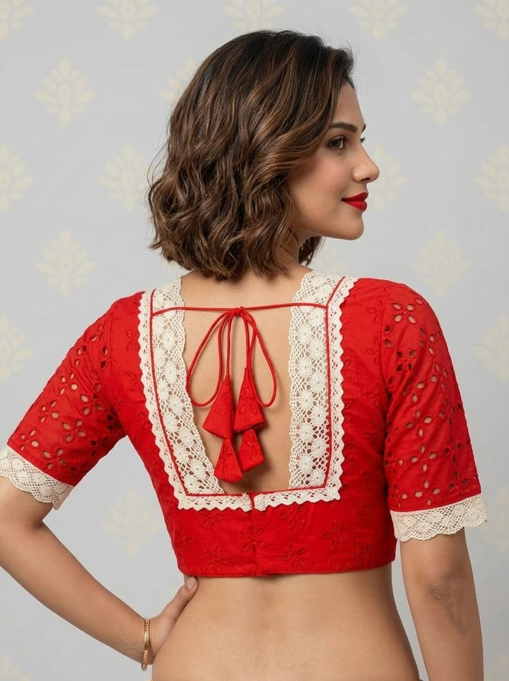 Hakoba Heritage Lace Designer Blouse