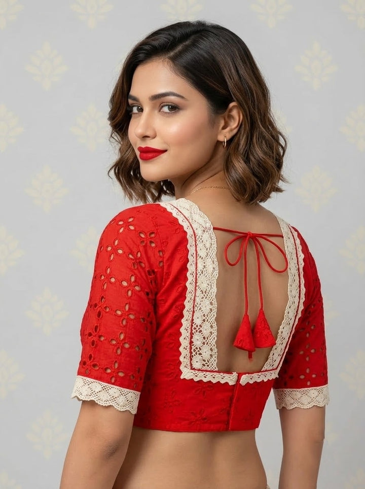 Hakoba Heritage Lace Designer Blouse