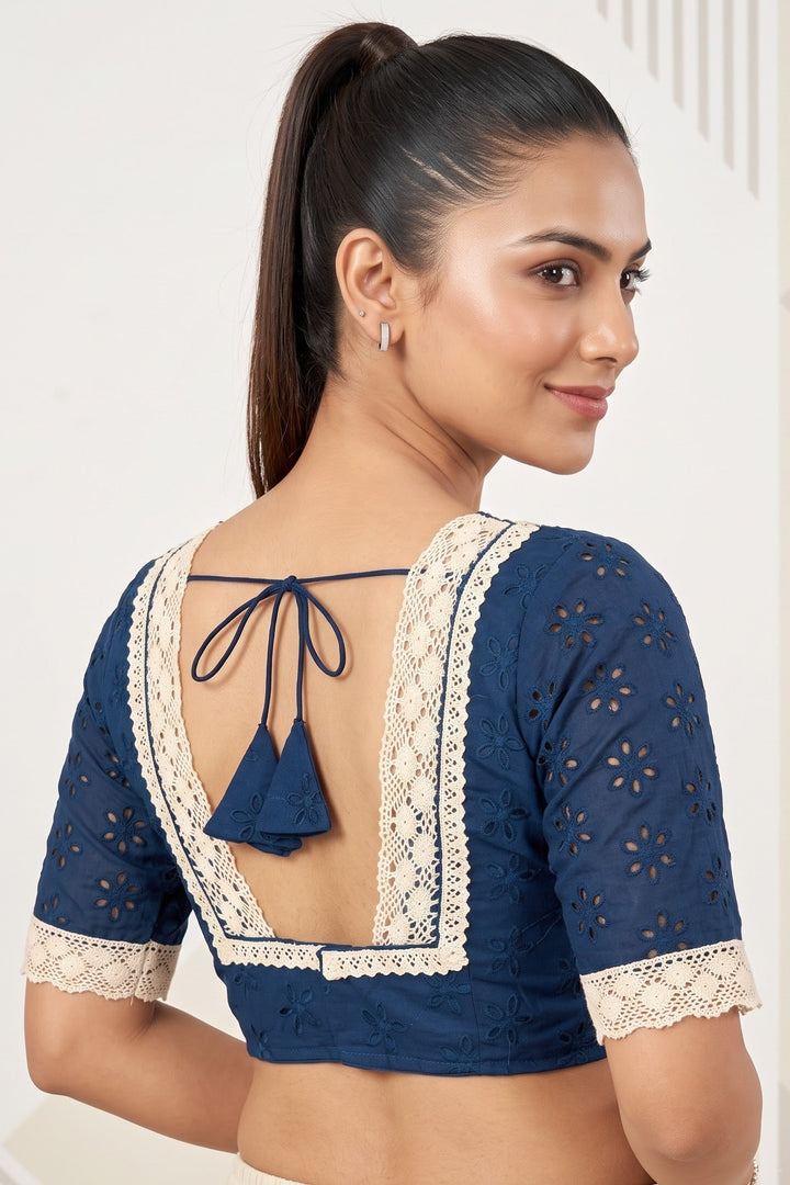 Hakoba Heritage Lace Designer Blouse