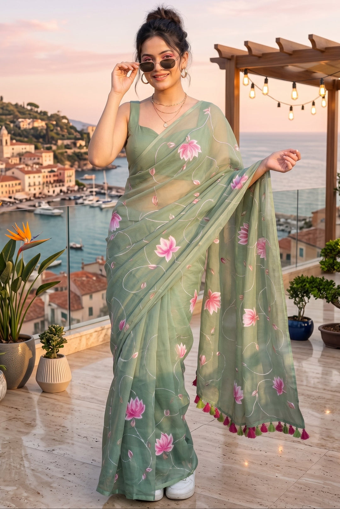 Komol Bithi Mul Cotton Saree