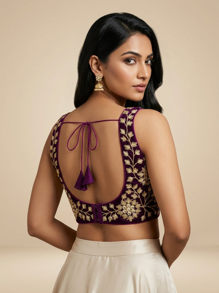 Stardust Royale Rangoli Silk Designer Blouse