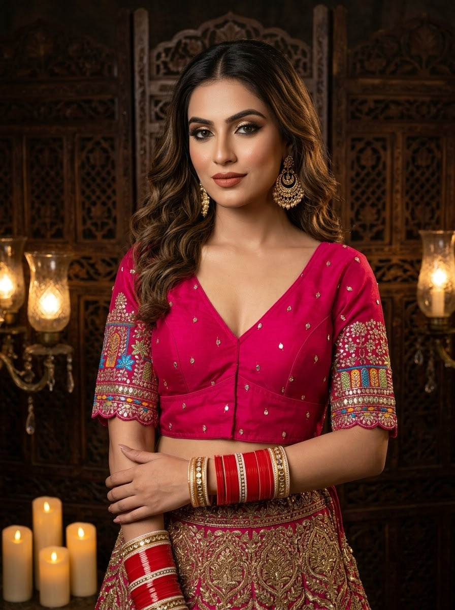 Beyond the Galaxy – Pitai Zari Designer Blouse