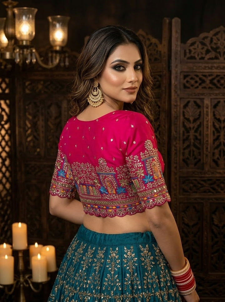 Beyond the Galaxy – Pitai Zari Designer Blouse