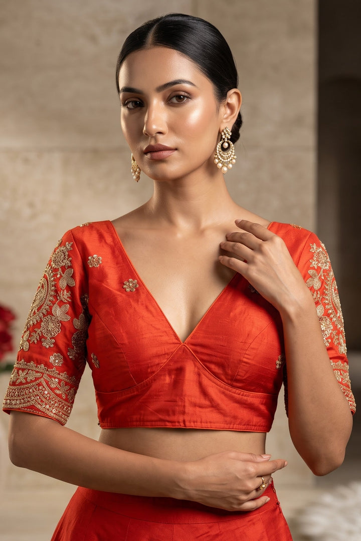 Queen Of The Evening  -Fendy Silk Blouse