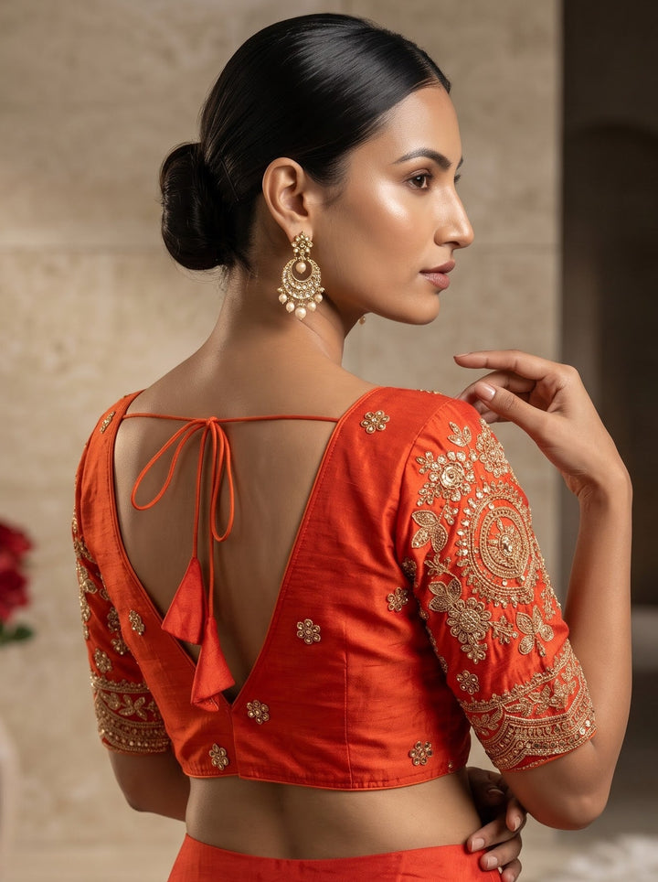 Queen Of The Evening  -Fendy Silk Blouse