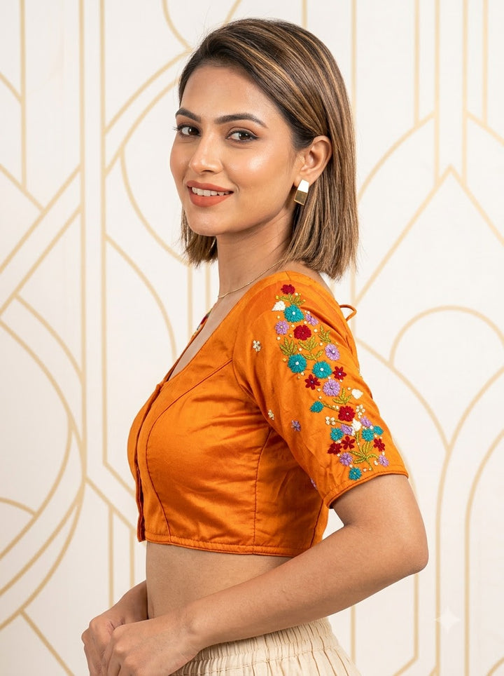 Forever Enchanted – Handstitched Designer Blouse