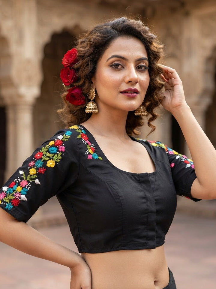 Forever Enchanted – Handstitched Designer Blouse